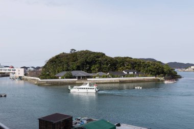 Mikimoto İnci Adası, Ise Körfezi, Mie Bölgesi, Japonya 'da bir turizm merkezi.
