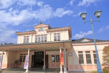 Japonya 'nın Dünya Mirası kenti Nikko tren istasyonu çevresindeki sahne