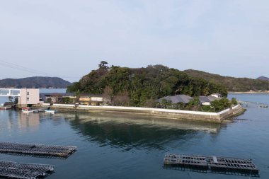 Mikimoto İnci Adası, Ise Körfezi, Mie Bölgesi, Japonya 'da bir turizm merkezi.