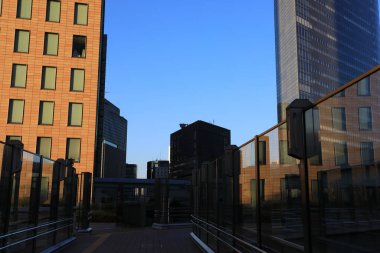 Modern şehir arka plan görüntüsü 