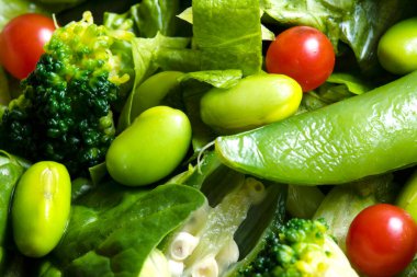 Ahşap arka planda sağlıklı malzemeler, diyet konsepti