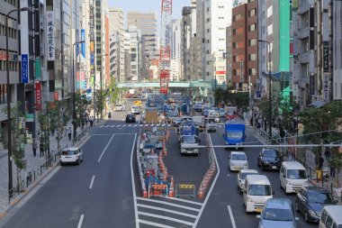 Şehir manzarası arka plan görüntüsü, şehir konsepti 