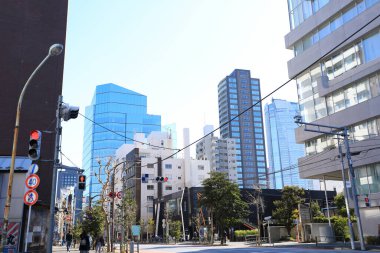 Modern şehir mimarisi arka planı, şehir konsepti 