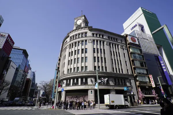 Κτίριο Του Wako Ένα Κατάστημα Λιανικής Πώλησης Στην Ιαπωνία Του — Φωτογραφία Αρχείου