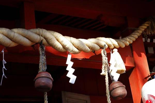 Lanterne Giapponesi Rosse Tradizionali — Foto Stock