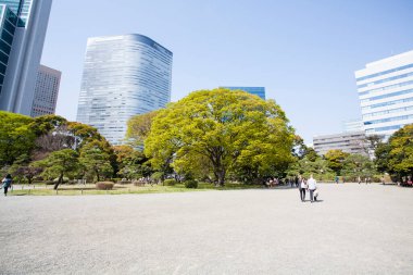 Modern şehir manzarası arka plan görüntüsü, şehir konsepti 