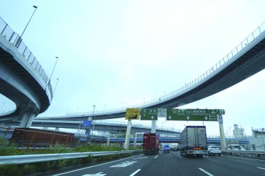 Tokyo City, Japonya 'da sokak trafiği 