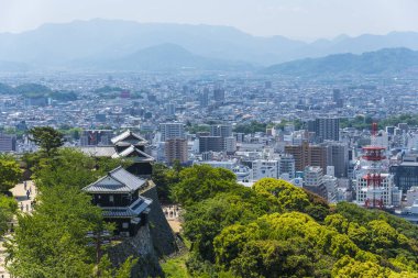 Modern şehir manzarası arka plan görüntüsü, şehir konsepti 