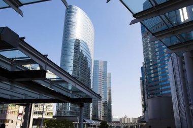 Modern şehir manzarası arka plan görüntüsü, şehir konsepti 