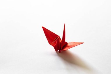 Japon kağıt origami yakın çekim görüntüsü