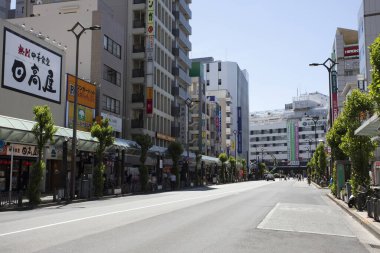 Modern şehir manzarası arka plan görüntüsü, şehir konsepti 