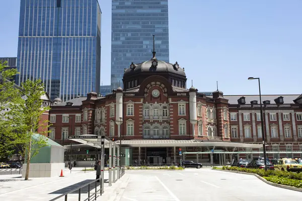 Gare Tokyo Gare Ferroviaire Dans Ville Chiyoda Tokyo Japon — Photo