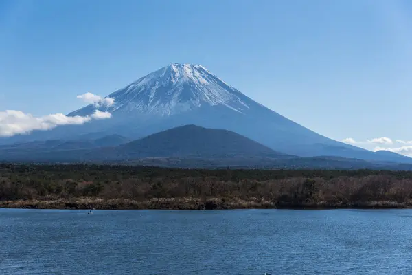 Beautiful Landscape Mountain Fuji Yamanako Lake Yamanaka — Stock Photo, Image