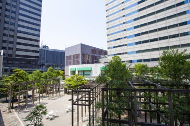 Japonya 'daki modern yüksek binalar