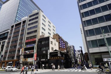 Modern şehir manzarası arka plan görüntüsü, şehir konsepti 