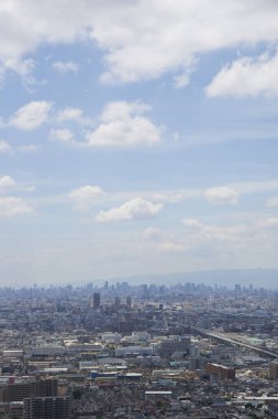 Modern şehir manzarası arka plan görüntüsü, şehir konsepti 