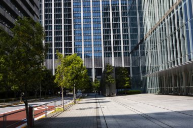 Şehir manzarası arka plan görüntüsü, şehir konsepti 