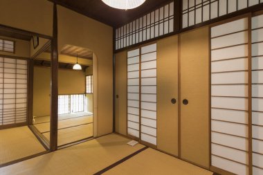 Modern Japon geleneksel tarzı ev 