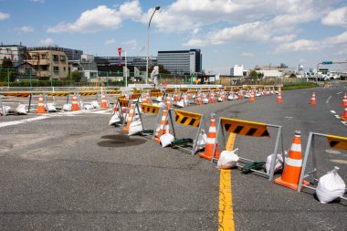 Modern şehir manzarası arka plan görüntüsü, şehir konsepti 