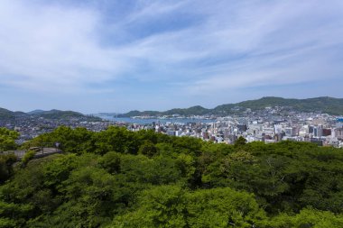 Şehir manzarası arka plan görüntüsü, şehir konsepti 