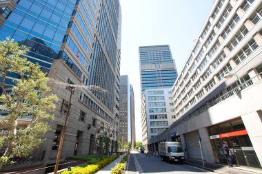 Japonya 'daki modern yüksek binalar