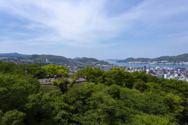 Şehir manzarası arka plan görüntüsü, şehir konsepti 