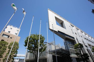 Modern şehir manzarası arka plan görüntüsü, şehir konsepti 