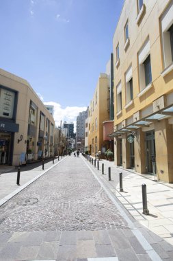 Şehir manzarası arka plan görüntüsü, şehir konsepti 