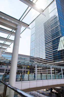 Şehir manzarası arka plan görüntüsü, şehir konsepti 