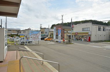 Izumozaki İstasyonu İstasyonun önünde, Japonya