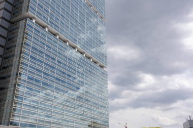 Modern şehir manzarası arka plan görüntüsü, şehir konsepti 