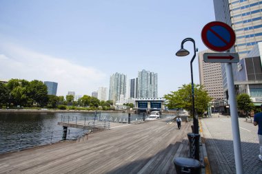 Modern şehir manzarası arka plan görüntüsü, şehir konsepti 