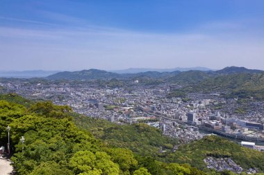 Şehir manzarası arka plan görüntüsü, şehir konsepti 