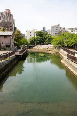 Modern şehir arka plan görüntüsü, şehir manzarası konsepti