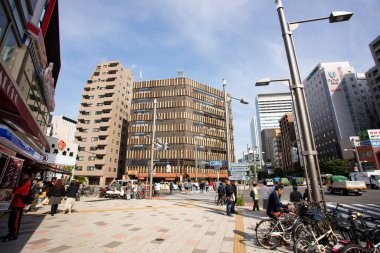 Modern şehir manzarası arka plan görüntüsü, şehir konsepti 