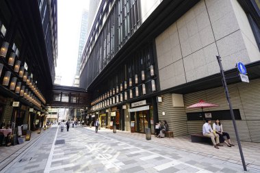 Modern şehir manzarası arka plan görüntüsü, şehir konsepti 