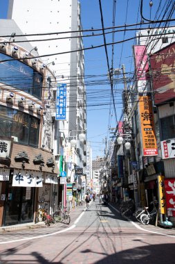 Modern şehir manzarası arka plan görüntüsü, şehir konsepti 