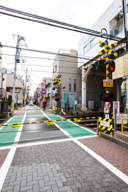 Asya 'nın yerleşim bölgesinin sokak manzarası