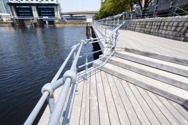 Modern şehir manzarası arka plan görüntüsü, şehir konsepti 