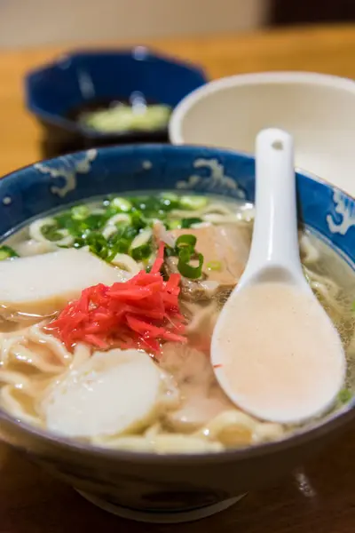 Sopa Ramen Japonés Foto Cocina —  Fotos de Stock