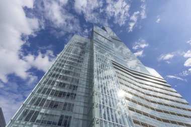 Şehir manzarası arka plan görüntüsü, şehir konsepti 