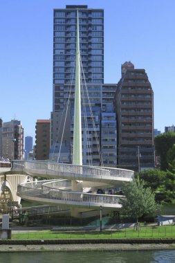 Şehir manzarası arka plan görüntüsü, şehir konsepti 