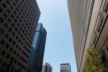 Japonya 'daki modern yüksek binalar