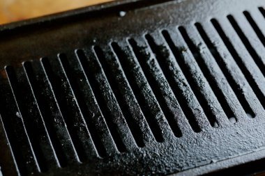 siyah mutfak ızgara ızgara arka planı