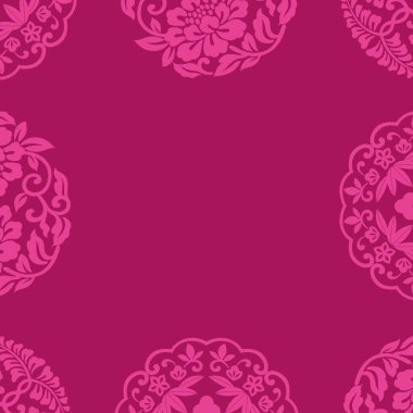 Soyut süs eşyasıyla kusursuz desen. vektör illüstrasyonu