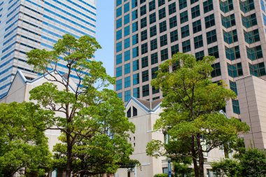 Japonya 'daki modern yüksek binalar