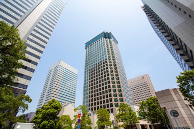 Japonya 'daki modern yüksek binalar