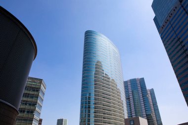 Şehir manzarası arka plan görüntüsü, şehir konsepti 