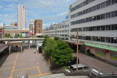 Modern şehir manzarası arka plan görüntüsü, şehir konsepti 