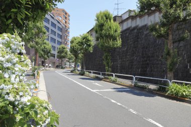 Modern şehir manzarası arka plan görüntüsü, şehir konsepti 